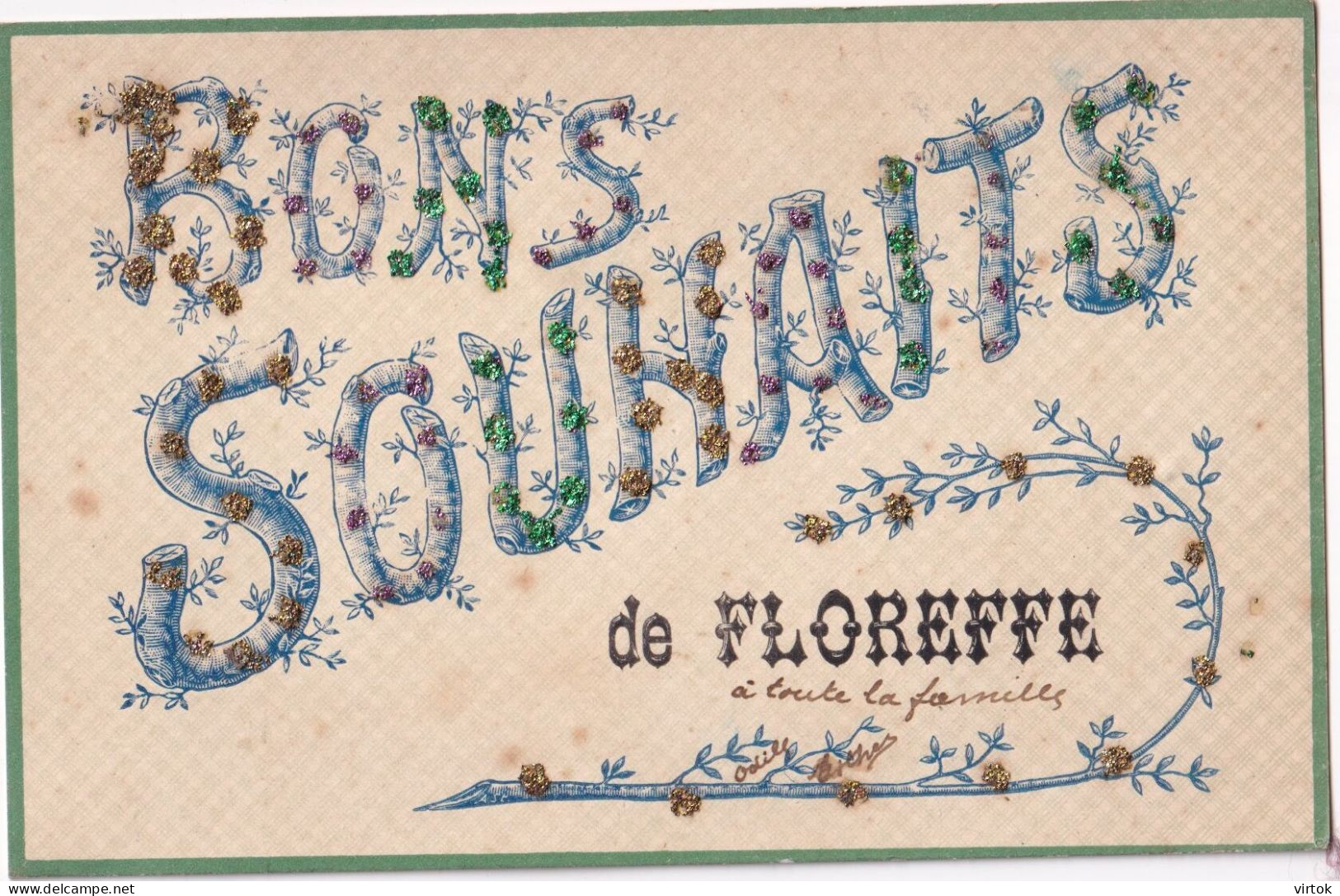 Floreffe   1908   ( Ecrit Avec Timbre ) - Floreffe