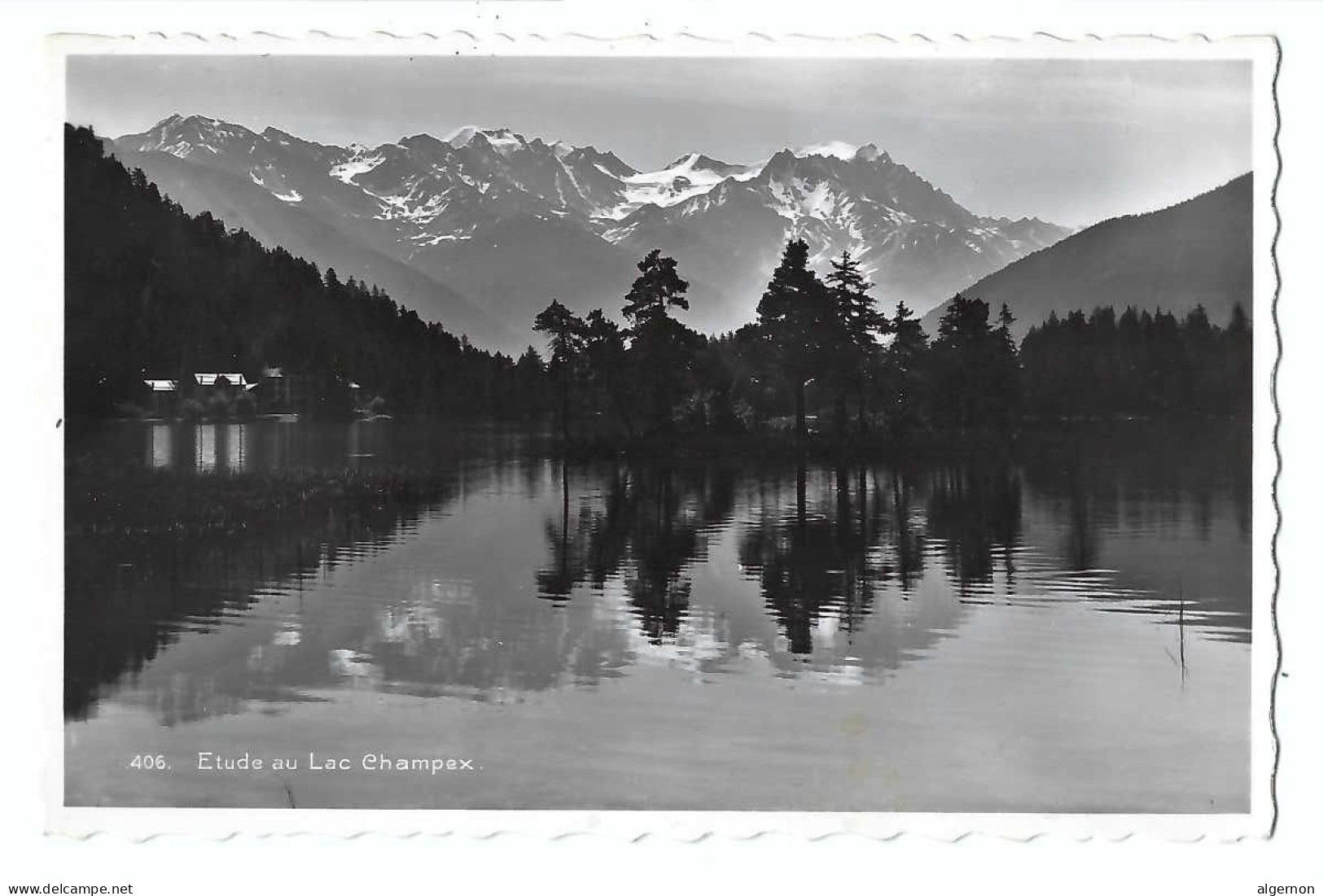 32381 - Etude Au Lac Champex 1942 - Andere & Zonder Classificatie