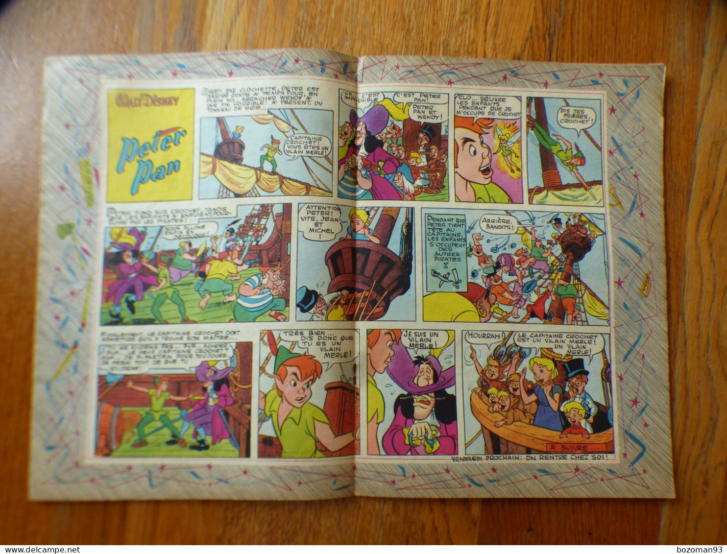 JOURNAL MICKEY BELGE N° 187  Du 07/05/1954  Avec PETER PAN   COVER CAPITAINE CROCHET - Journal De Mickey