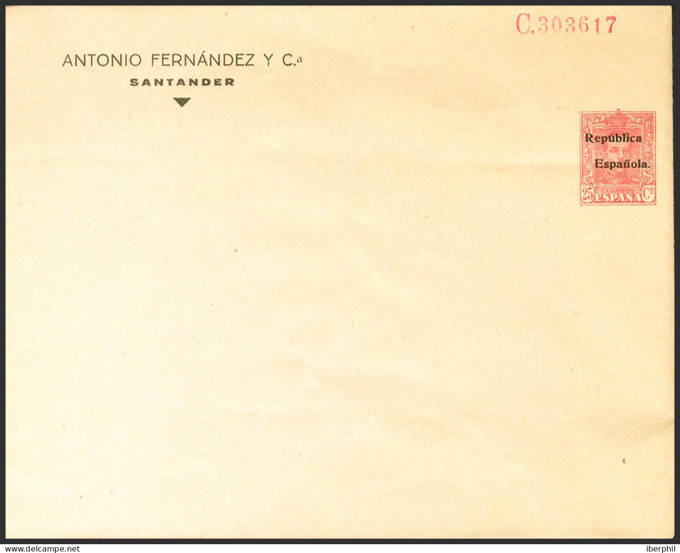 Entero Postal. Entero Postal Privado - Andere & Zonder Classificatie