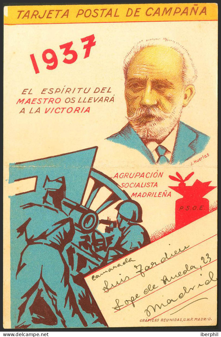 Guerra Civil. Tarjeta Postal Republicana - Sonstige & Ohne Zuordnung