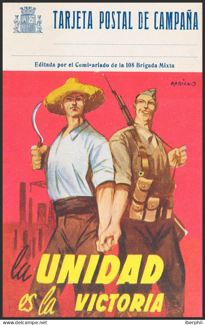 Guerra Civil. Tarjeta Postal Republicana - Andere & Zonder Classificatie