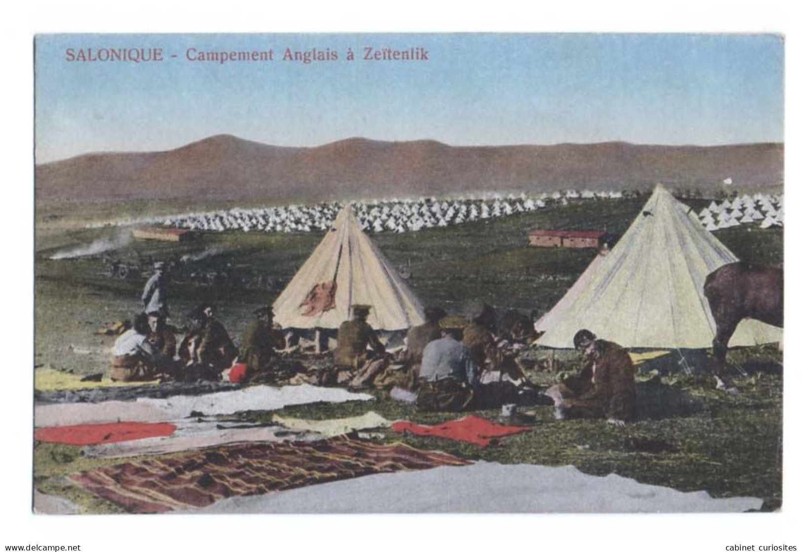 SALONIQUE Campement Anglais à Zeïtenlik - GRÈCE  - Guerre 1914-1918 - WWI - Colorisée - Animée - Weltkrieg 1914-18