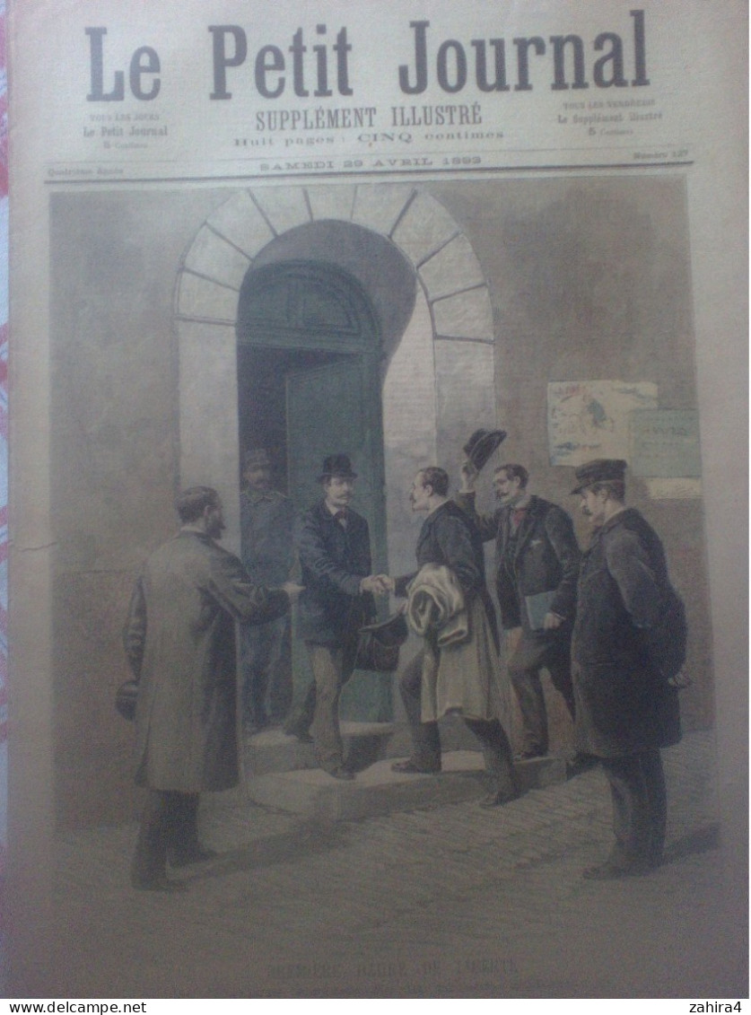 Petit Journal N°127 1ere Heure De Liberté Turpin Sort Prison Etampes Primtemps Paris Course à Longchamp Pesage Partition - Magazines - Before 1900