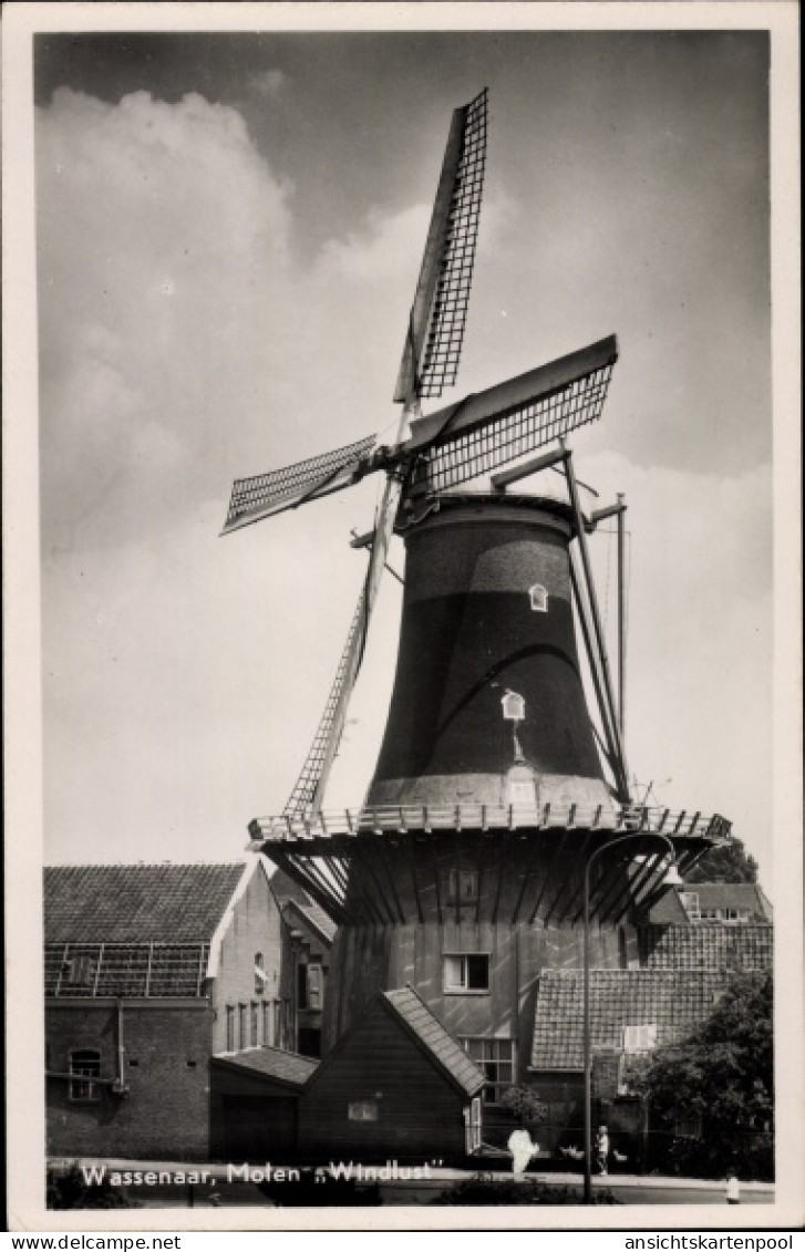 CPA Wassenaar Südholland Niederlande, Windmühle - Autres & Non Classés