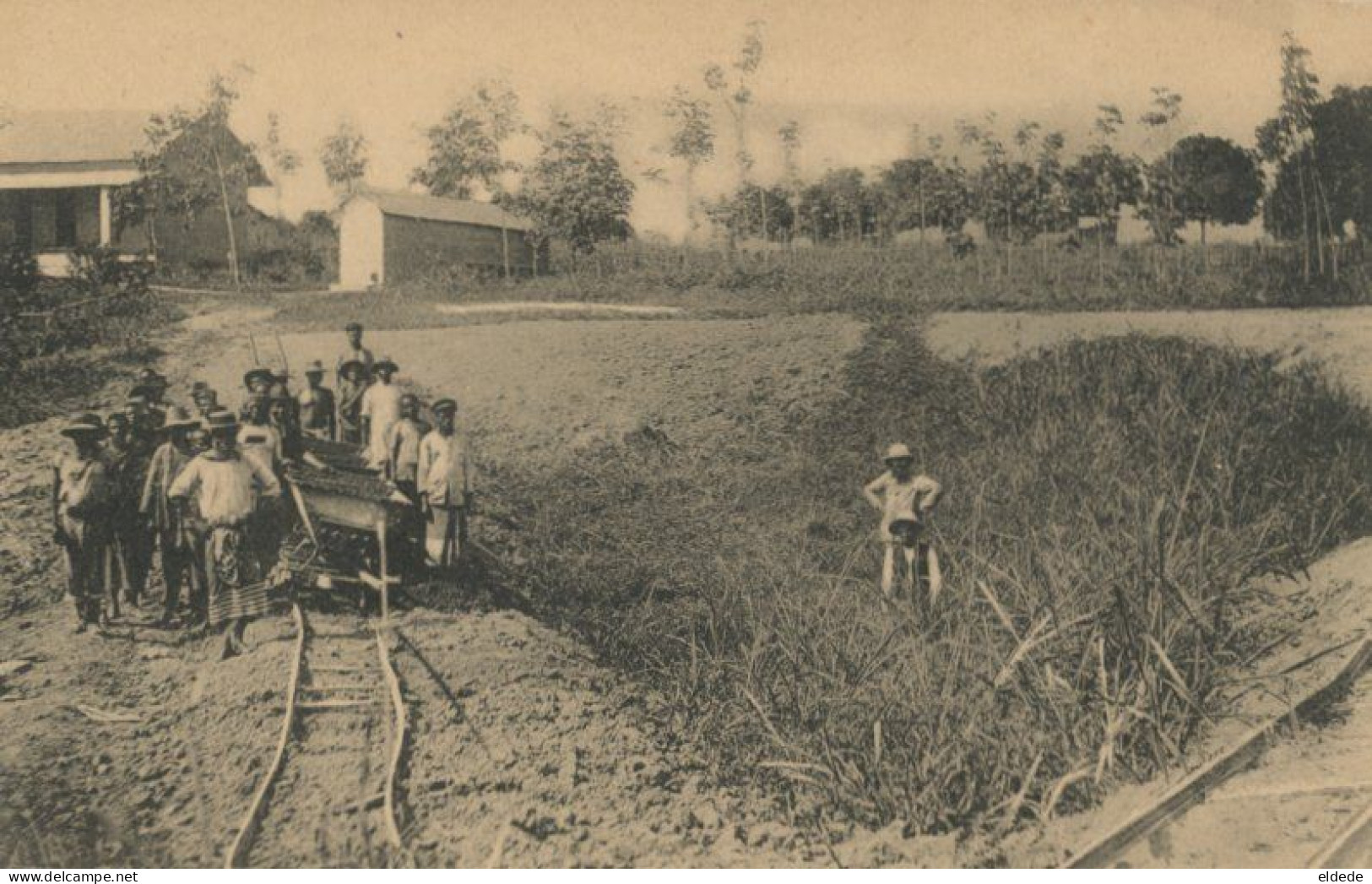 Train Decauville Et Esclaves  Edit Ecole Gentinnes Brabant - Otros & Sin Clasificación