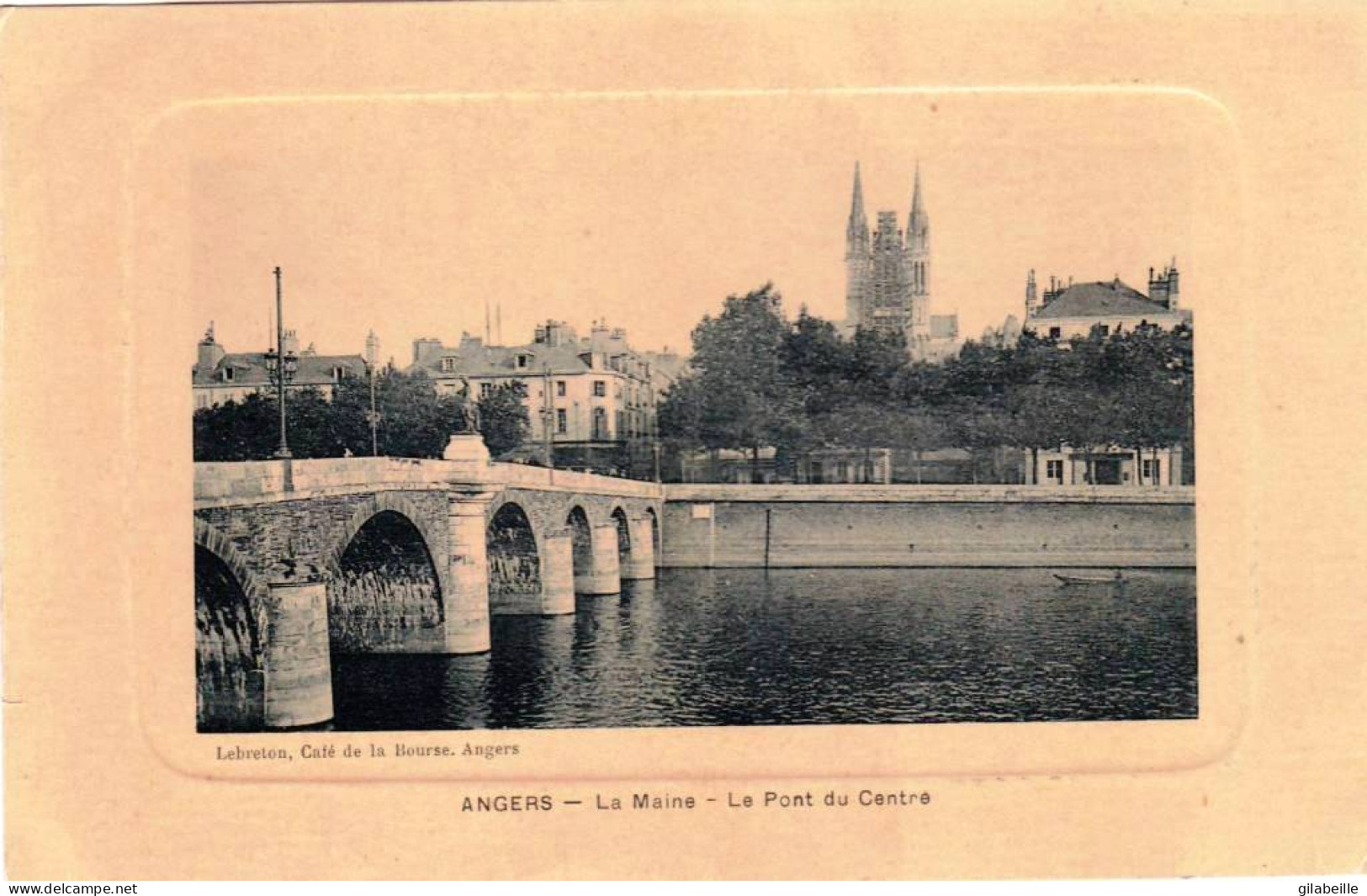 49 - Maine Et Loire -  ANGERS -  Le Maine - Le Pont Du Centre - Angers
