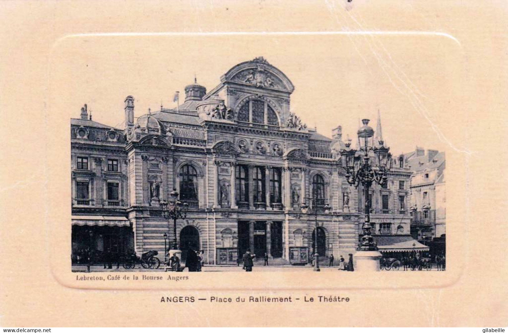 49 - Maine Et Loire -  ANGERS -  Le Theatre - Place Du Ralliement - Angers