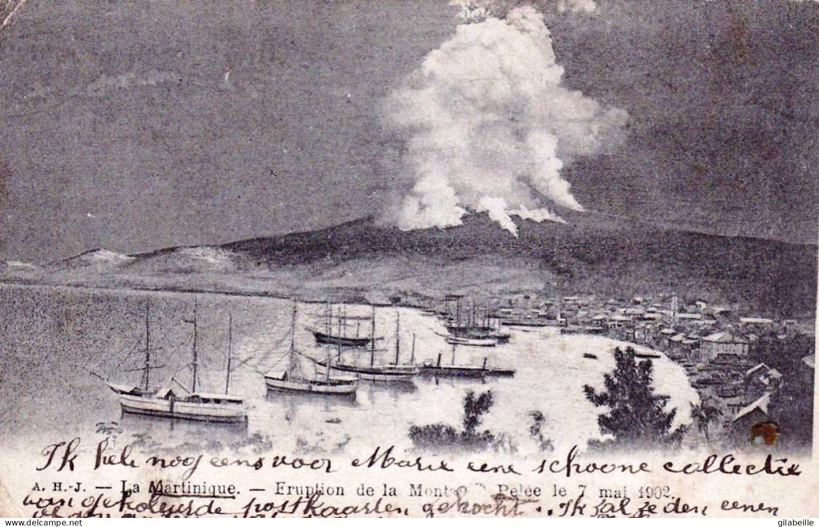 Martinique -  Eruption De La Montagne Pelée Le 7 Mai 1902 - Autres & Non Classés