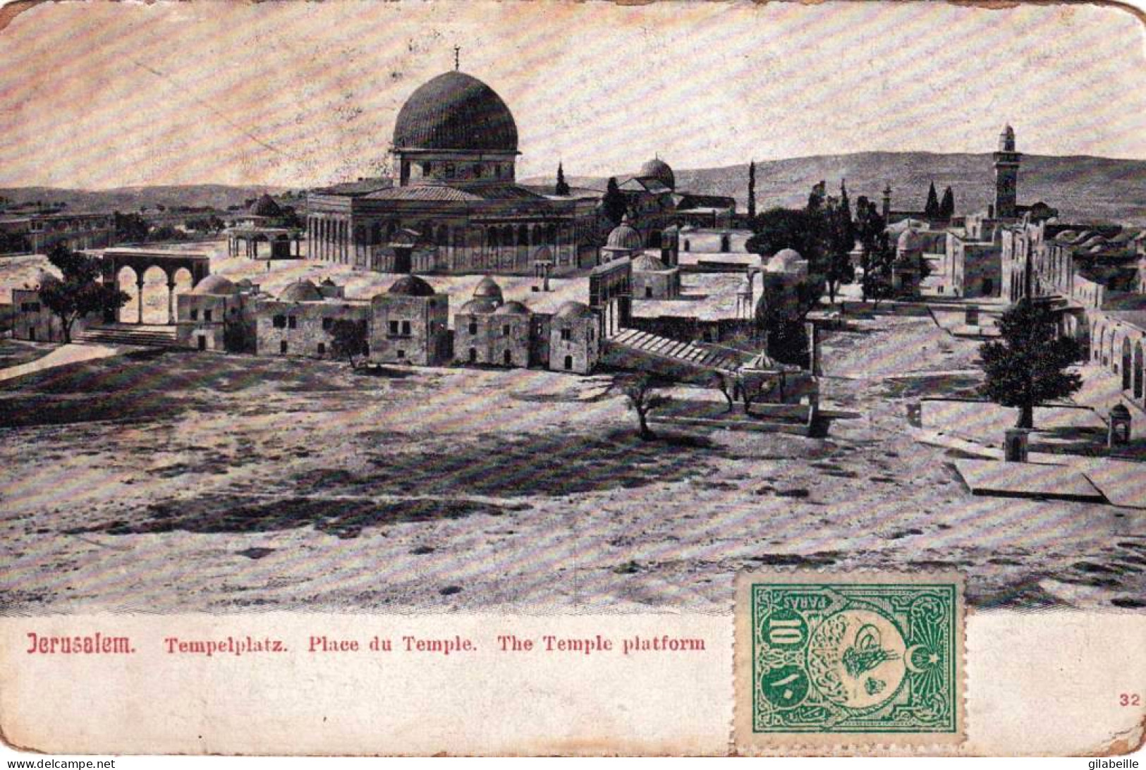 Israel -  JERUSALEM  - Place Du Temple - The Temple Platform - Israele