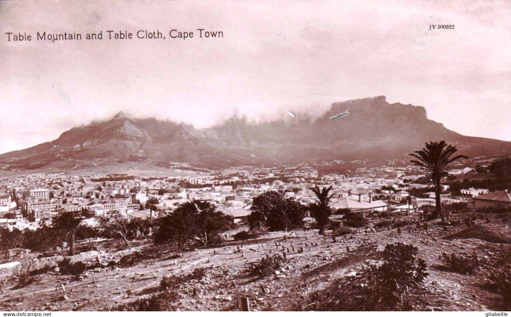 South Africa -  CAPE TOWN -  Table Mountain Und Table Cloth - Zuid-Afrika