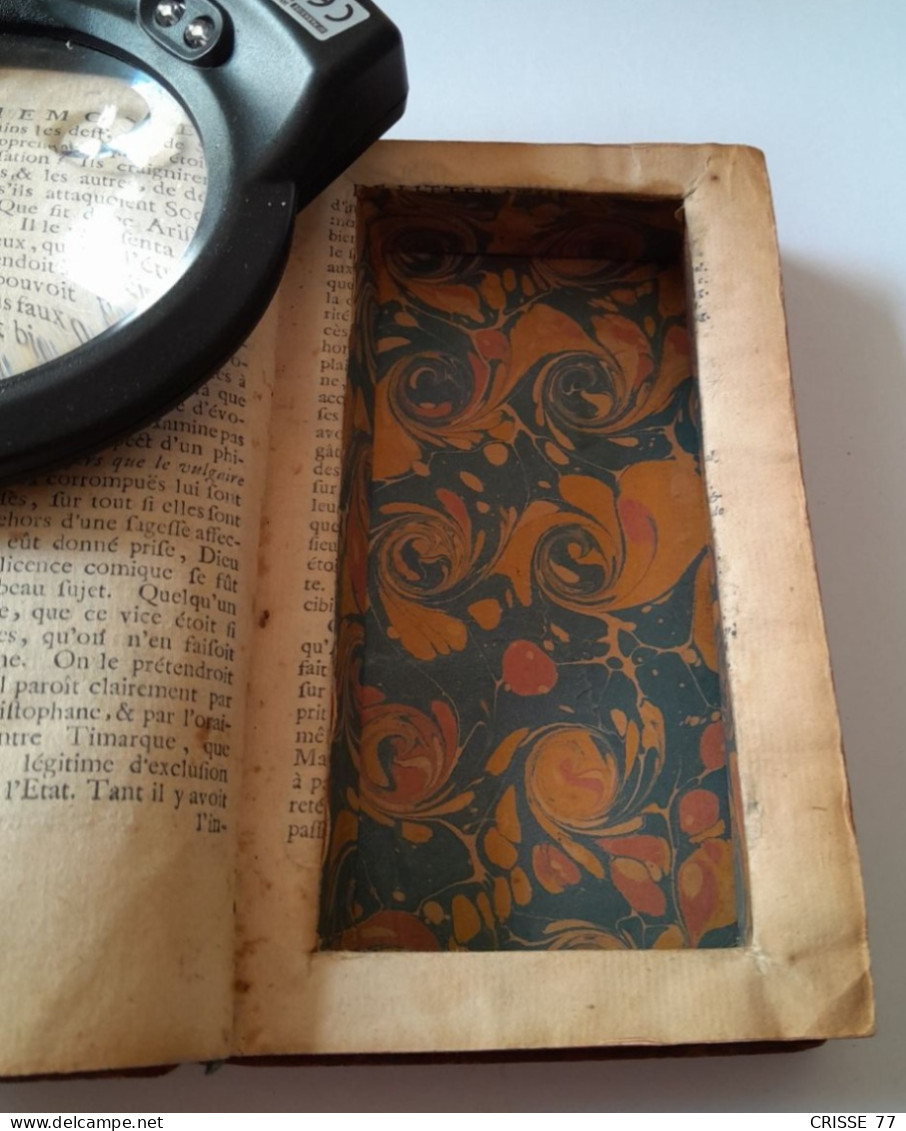 Deux Livres Boite A Secret - Before 18th Century