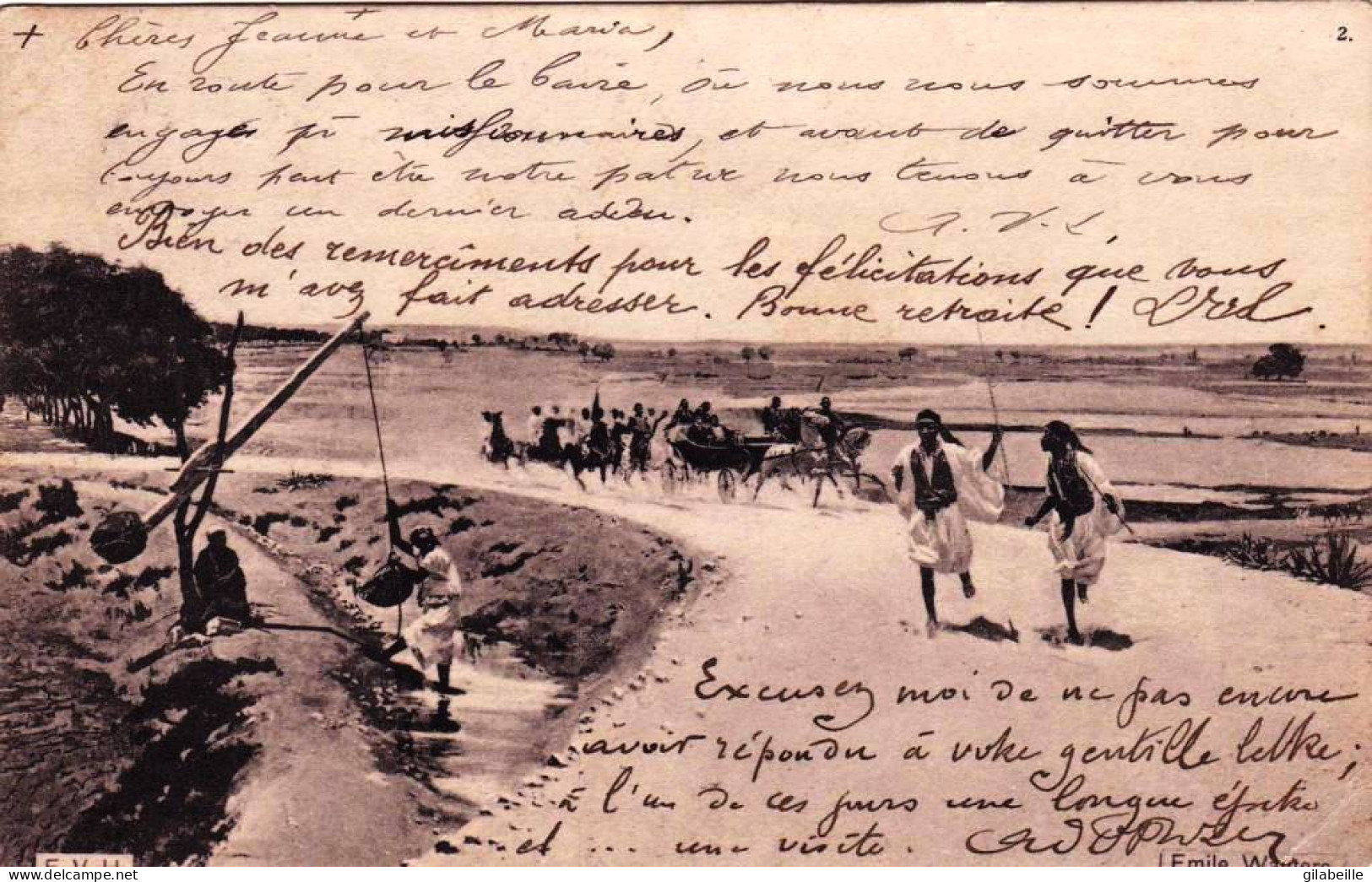 Egypte - Sur La Route Du CAIRE - 1904 - Otros & Sin Clasificación