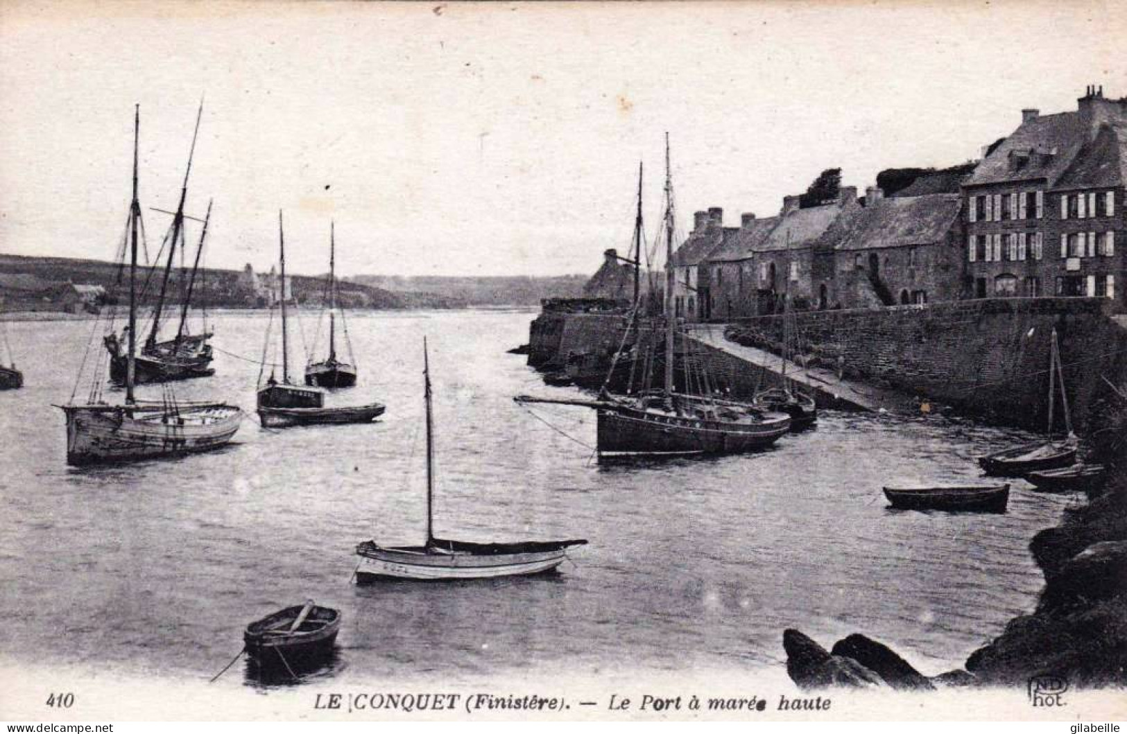 29 - Finistere -  LE CONQUET -   Le Port A Marée Haute - Le Conquet