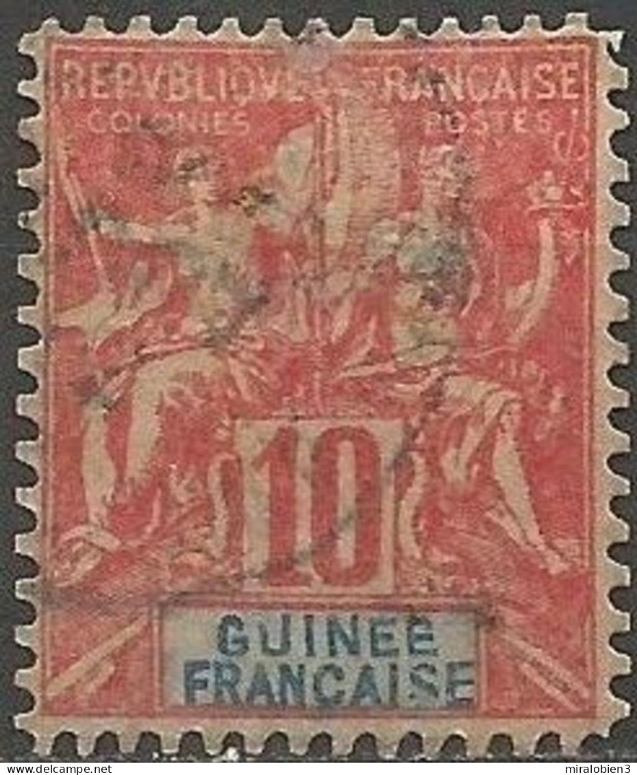 GUINEA FRANCESA FALSO FOURNIER YVERT NUM. 14 USADO - Used Stamps