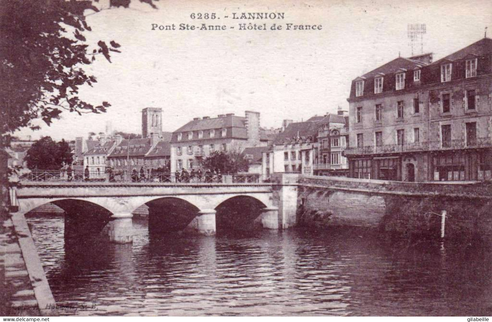 22 - LANNION -   Pont Ste Anne - Hotel De France - Lannion