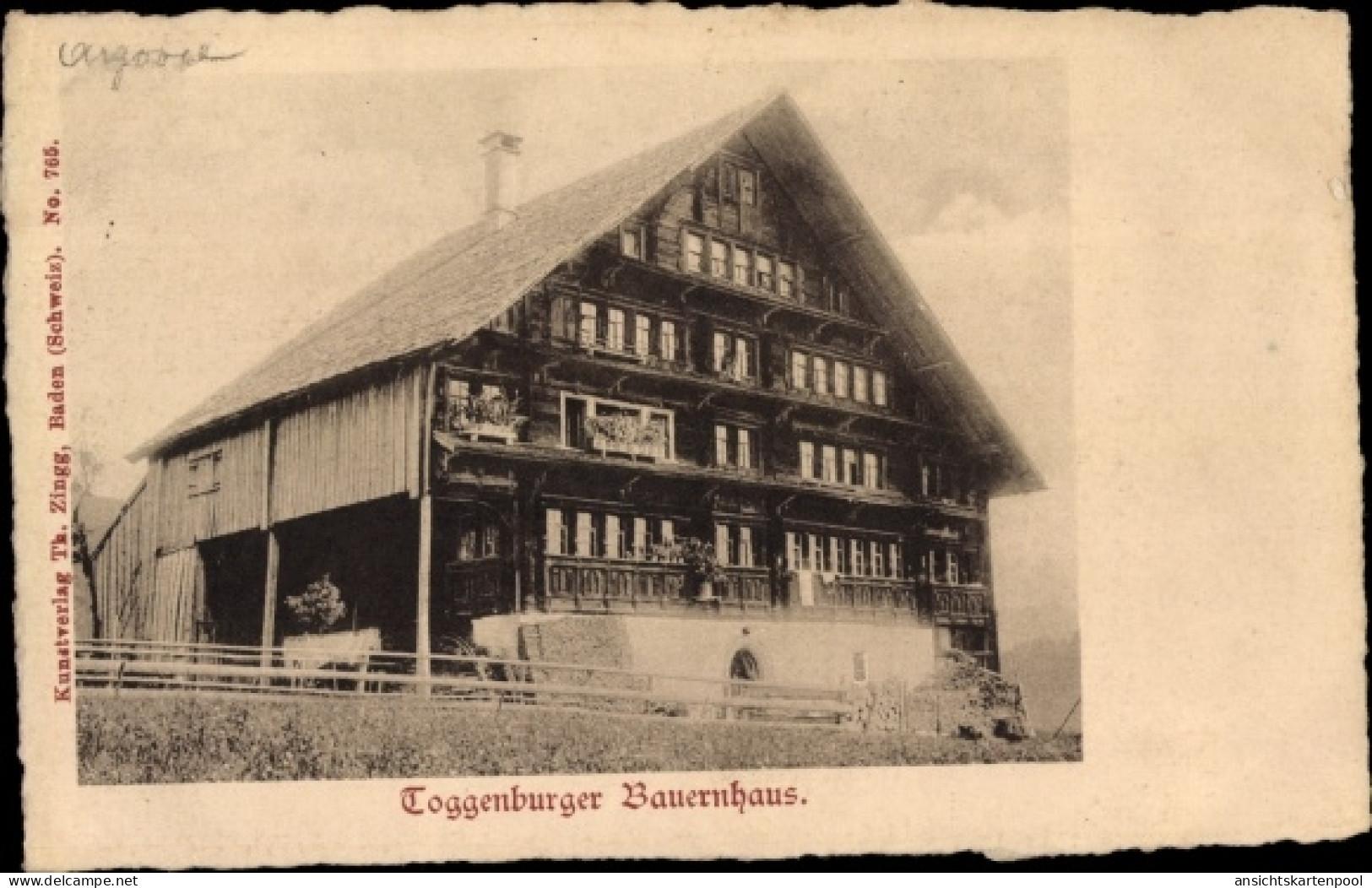 CPA Toggenburg Kanton St Gallen, Bauernhaus - Andere & Zonder Classificatie