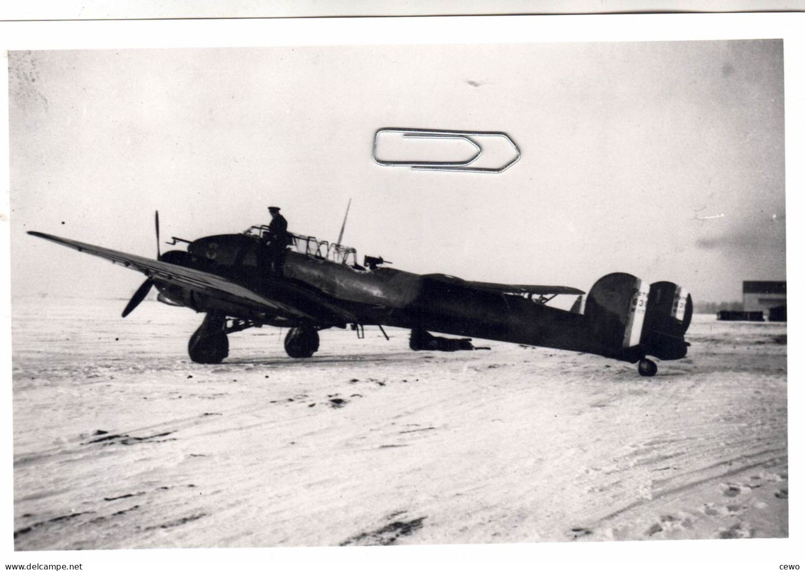 PHOTO AVION  AVIATION  POTEZ 631 DU 1/13 HIVER 39/40 A MEAUX - Aviación