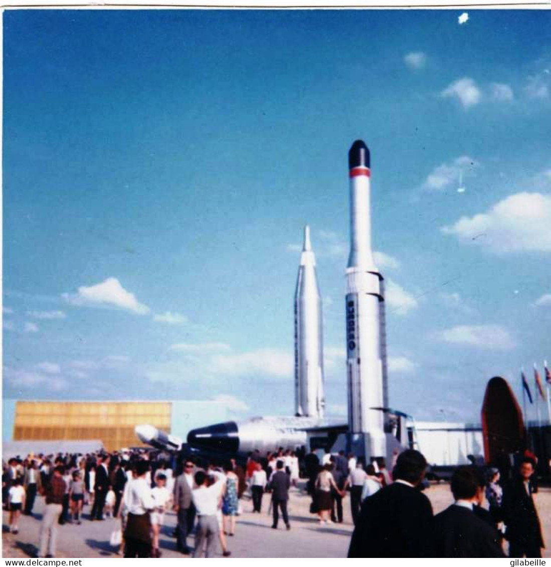 Photo Originale- 1965 - LE BOURGET - Fete De L'aviation - Missile Balistique Intercontinental TITAN II De L'US AIR FORCE - Aviación