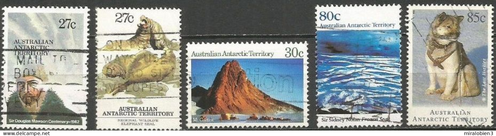 AUSTRALIA TERRITORIO ANTARTICO CONJUNTO DE SELLOS USADOS - Used Stamps