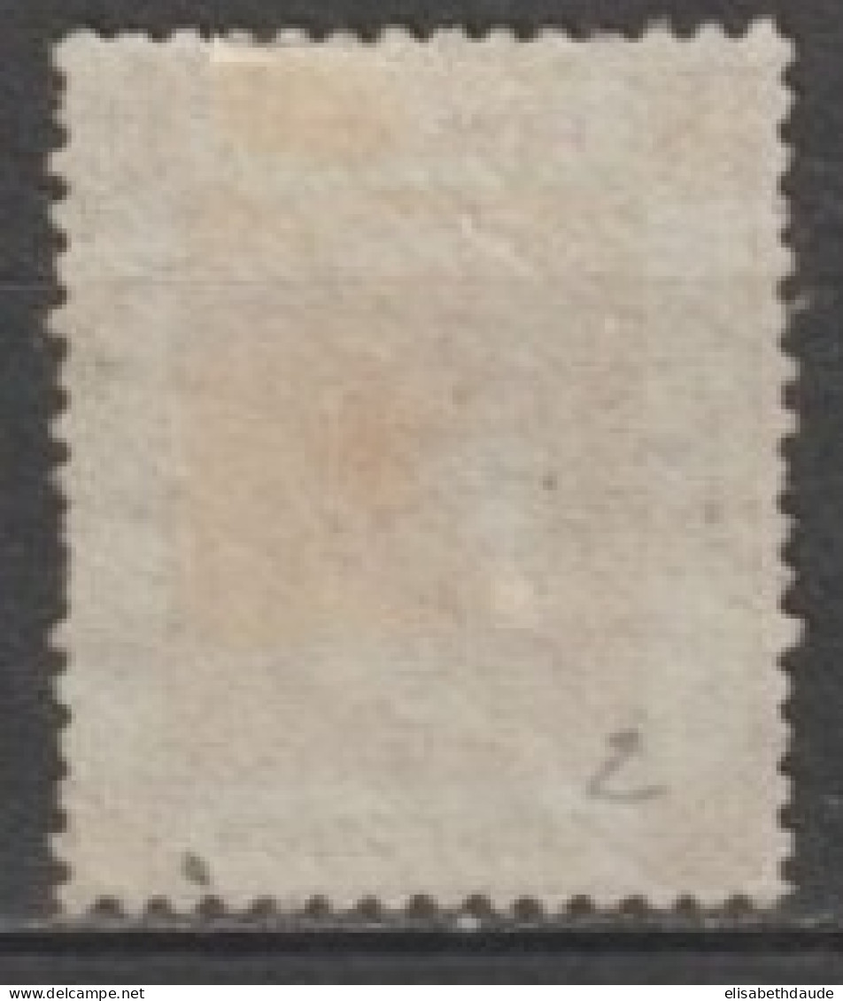 1862 - HONG KONG (CHINA) - YVERT N° 52 (*) NEUF SANS GOMME - SANS FILIGRANE - COTE = 950 EUR - Nuovi