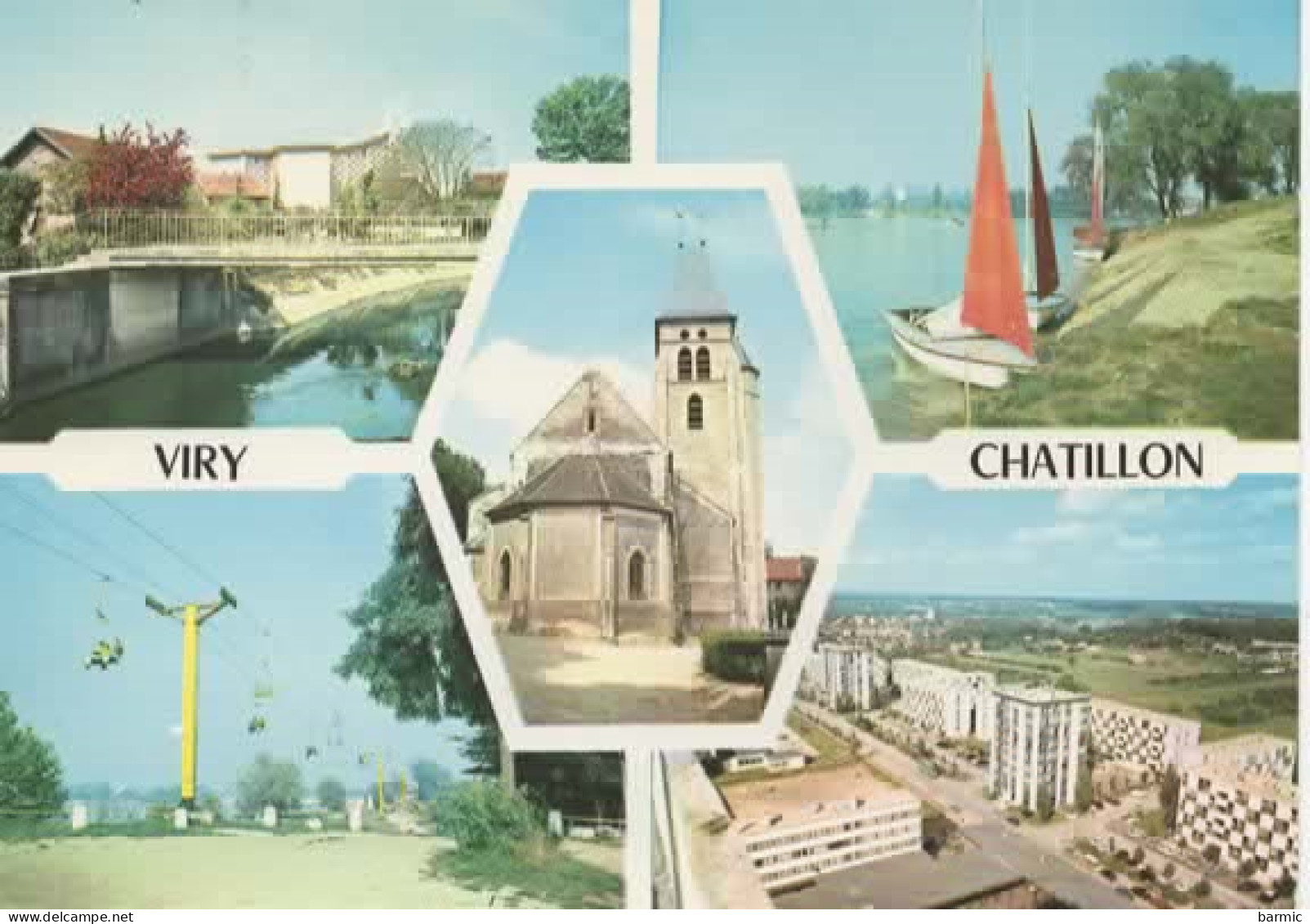 VIRY CHATILLON, MULTIVUE COULEUR  REF 15749 - Viry-Châtillon