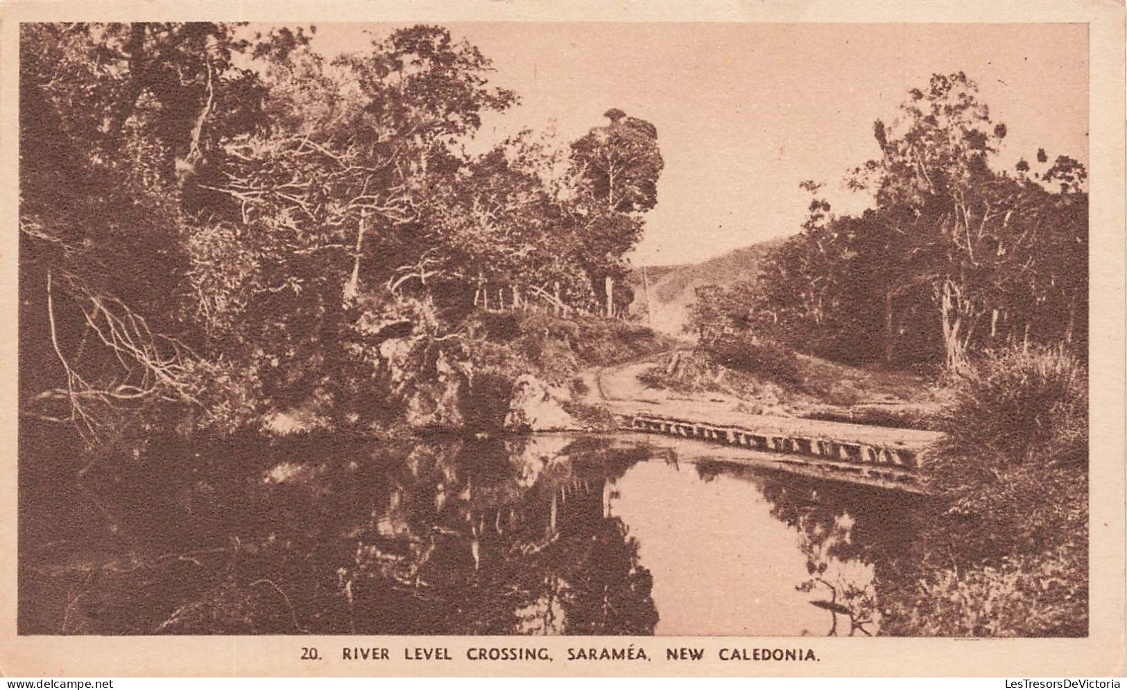 FRANCE - River Level Crossing - Saraméa -  New Caledonia - Vue Générale - Carte Postale Ancienne - Nouvelle Calédonie