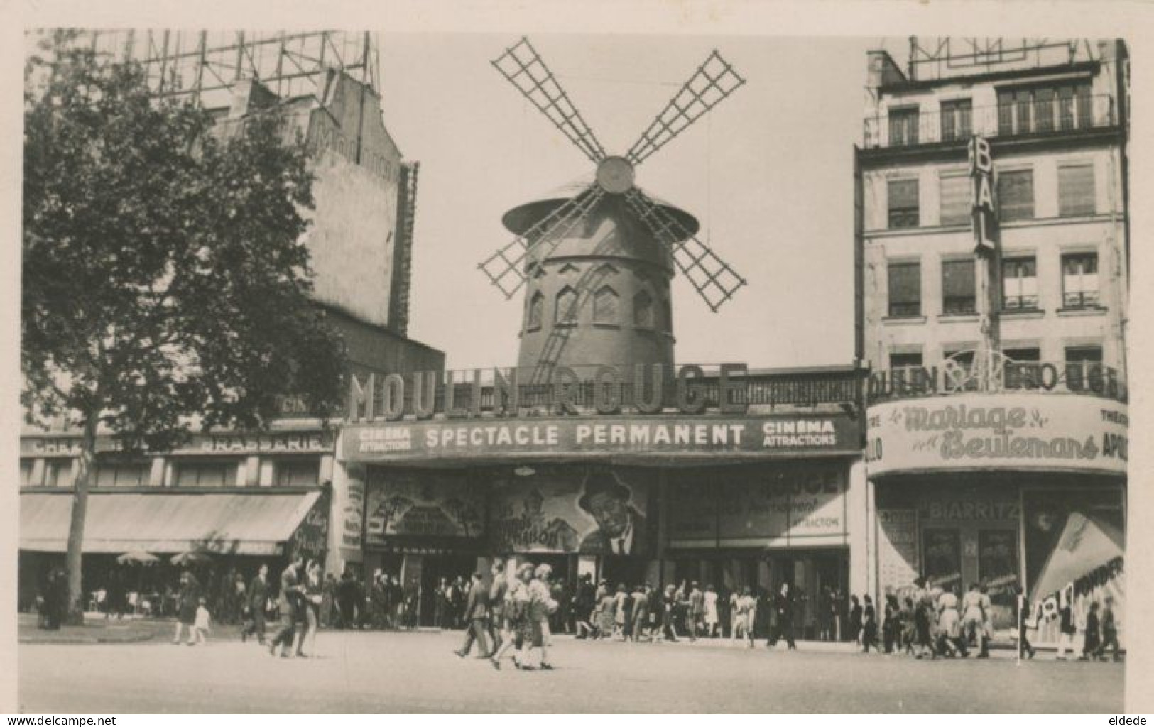 CP Photo Cinéma Moulin Rouge Film " Les Inconnus Dans La Maison " Raimu - Andere & Zonder Classificatie