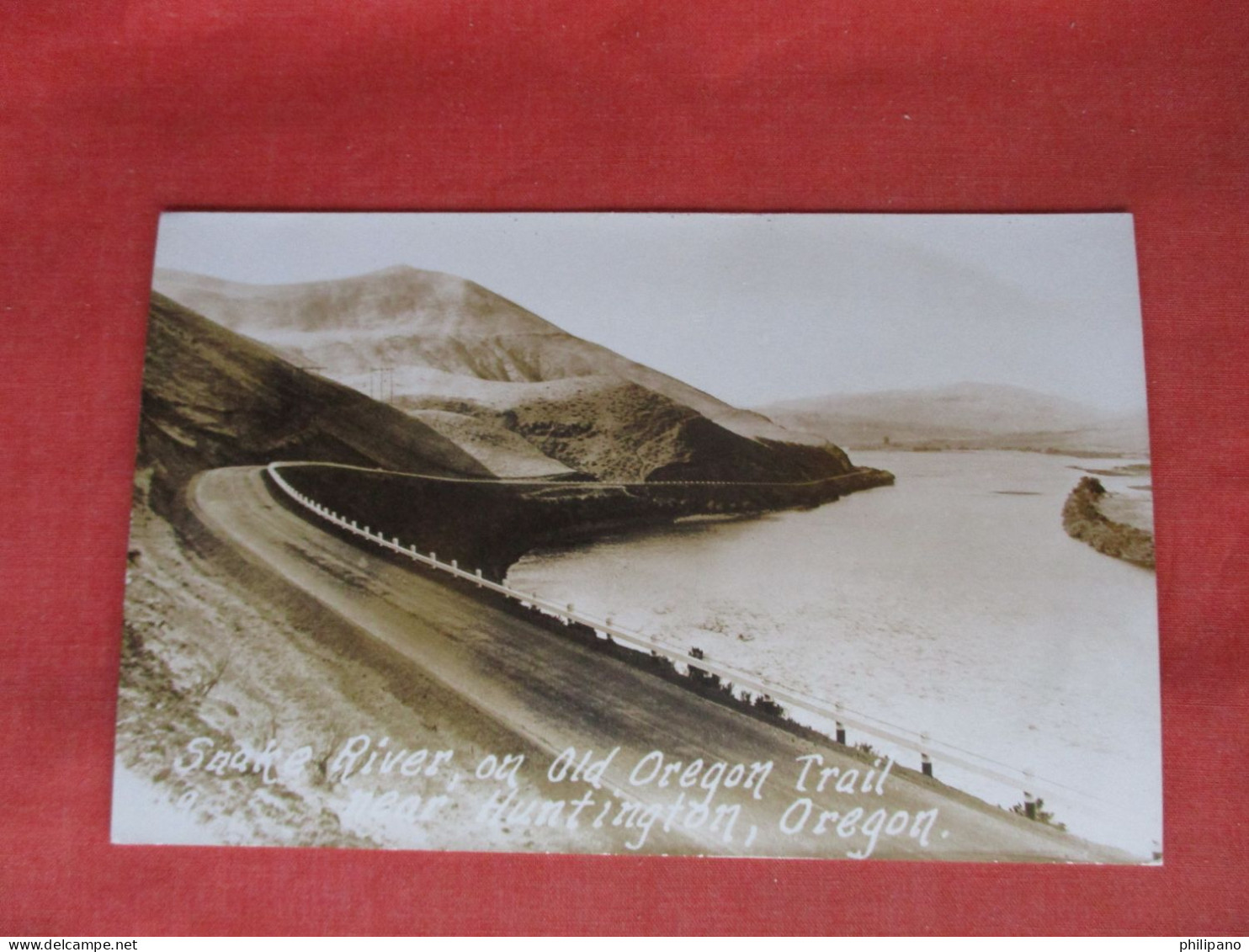 RPPC  Snake River On Old Oregon Trail  Near Huntington  Oregon   Ref 6392 - Other & Unclassified
