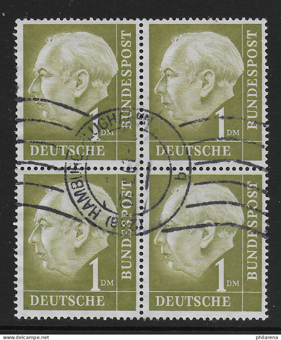 Bund: MiNr. 194, Gestempelt, Zentrischer Maschinenstempel - Used Stamps