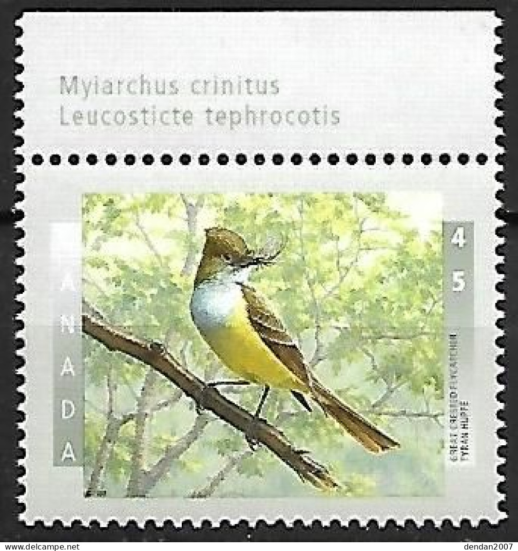 Canada - MNH ** 1998 :   Great Crested Flycatcher  -  Myiarchus Crinitus - Sperlingsvögel & Singvögel