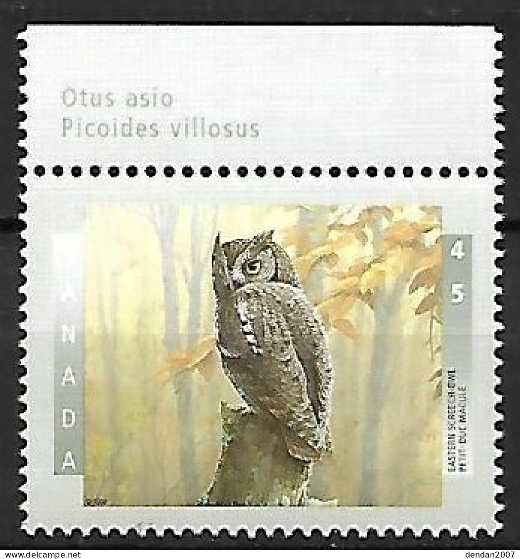 Canada - MNH ** 1998 :   Eastern Screech Owl  -  Megascops Asio - Hiboux & Chouettes