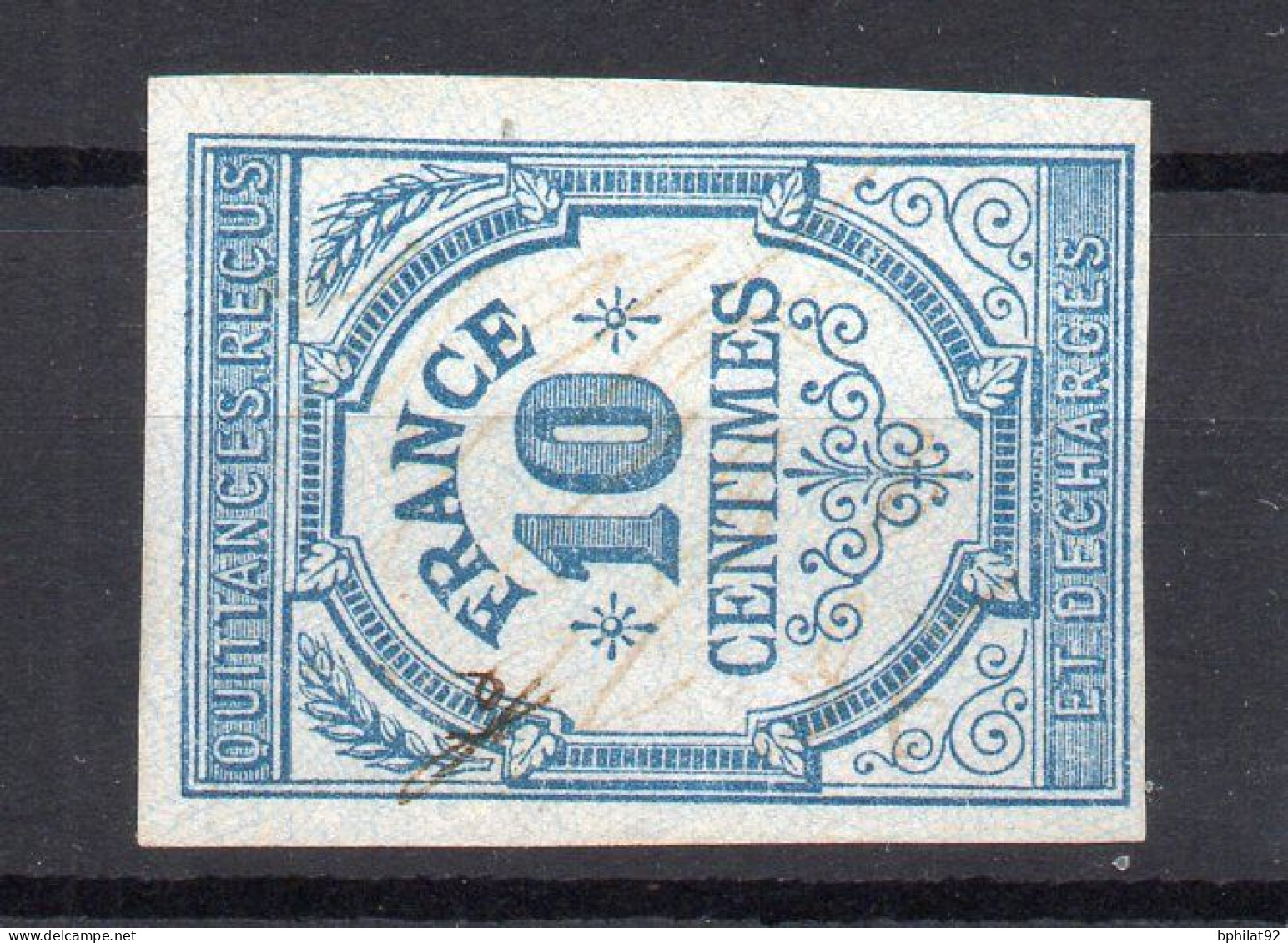 !!! FISCAL, QUITTANCES N°1 FILIGRANE LACROIX NEUF (*) - Timbres