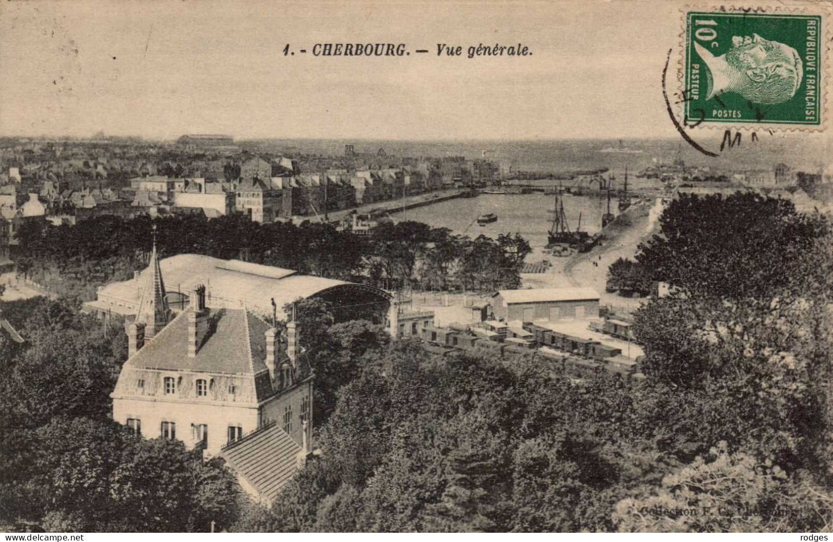 50 , Cpa  CHERBOURG , 4 , Vue Générale (13427) - Cherbourg