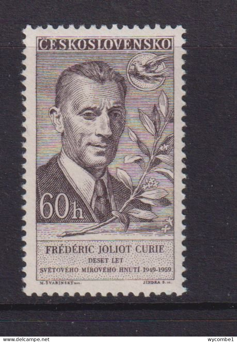 CZECHOSLOVAKIA  - 1959 Joliot-Curie 60h Never Hinged Mint - Ongebruikt