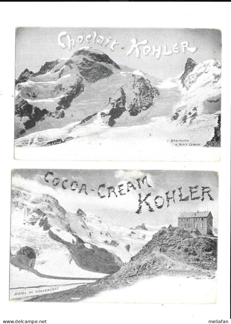 EH51 -  CP KOHLER - BREITHORN - HOTEL DU GORNERGRAT - NON VOYAGEES - Zermatt