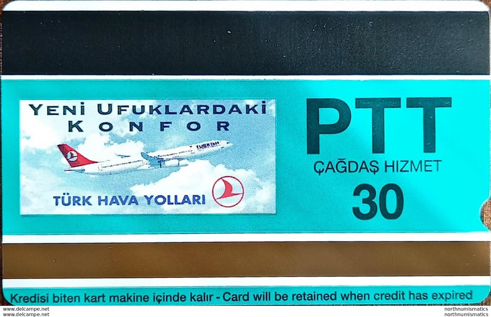 Turkıye Phonecards-THY DC-3 30 Units Unused - Collezioni