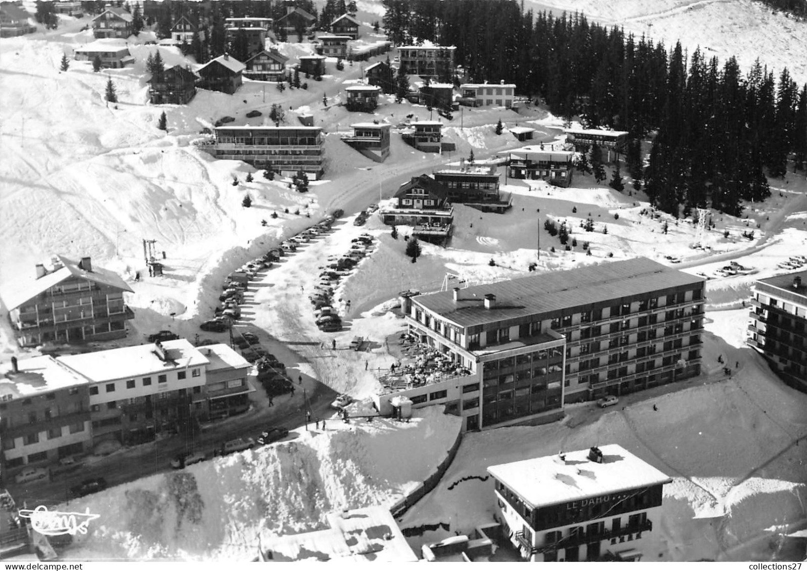 73-COURCHEVEL- LE ROND POINT DES PISTES LA FORÊT DU PRAZ - Courchevel