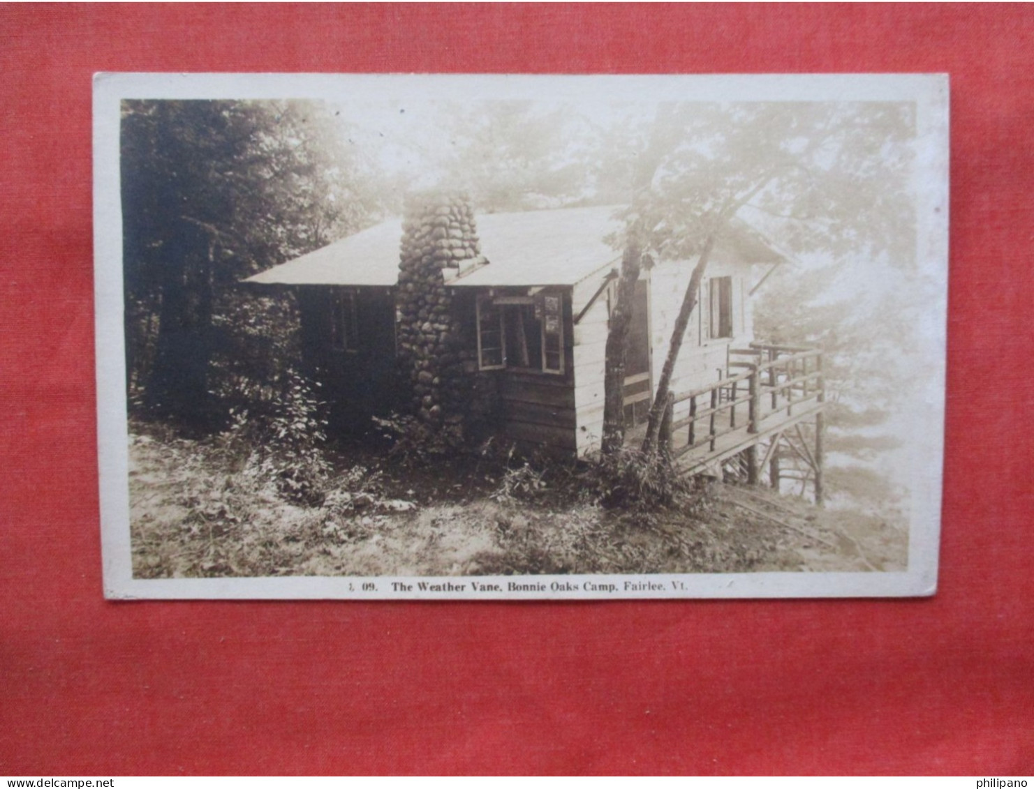 RPPC  The Weather Vane  Bonnie Oaks Camp Fairlee   Vermont >   Ref 6392 - Other & Unclassified