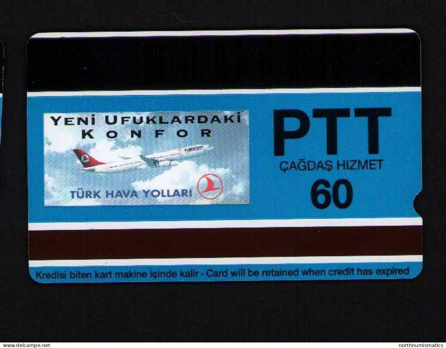 Turkıye Phonecards-THY Junkers F-13 60 Units PTT Unused - Collezioni