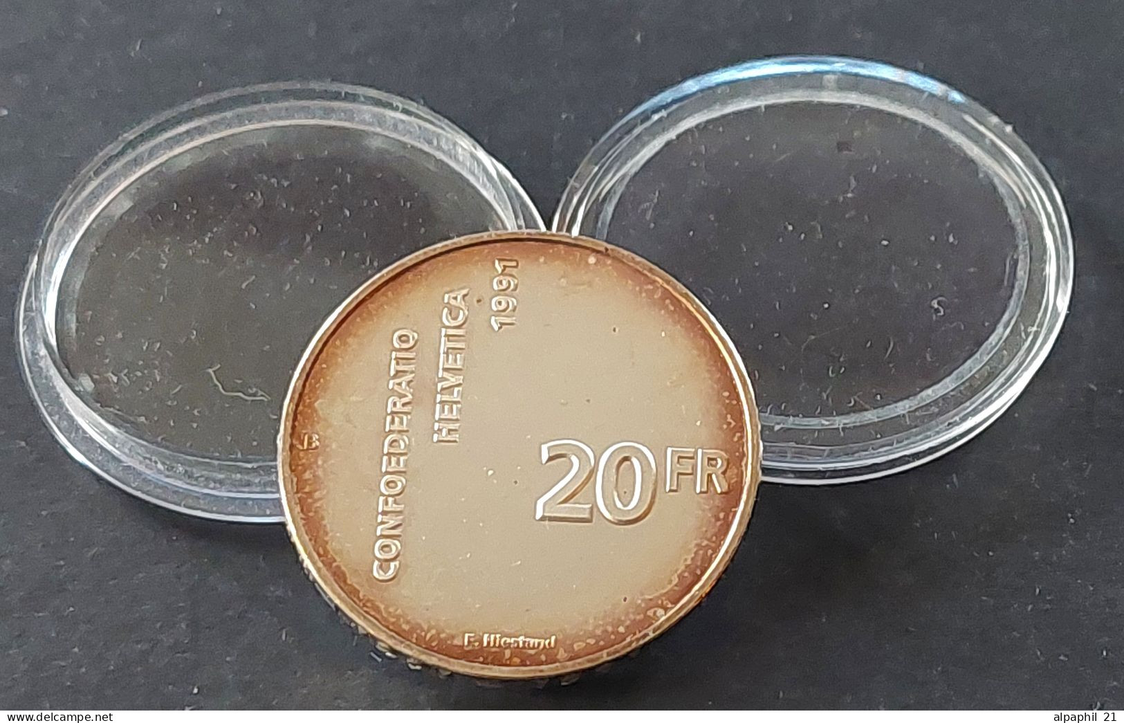 Swiss Silver Coin 20 Francs 1991 - 700th Anniversary Swiss Confederation - Conmemorativos