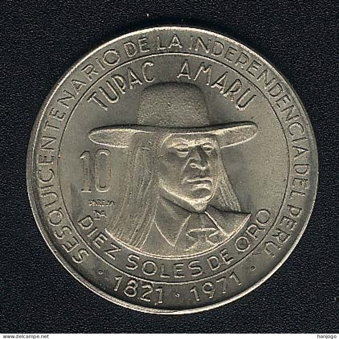 Peru, 10 Soles 1971, Tupac Amaru, UNC - Pérou