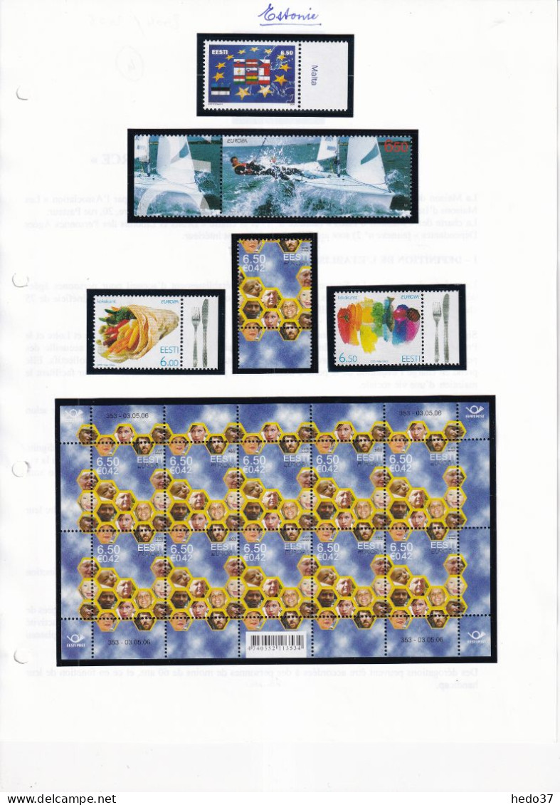 EUROPA 2004/2006 Estonie - Neuf ** Sans Charnière - TB - 2004