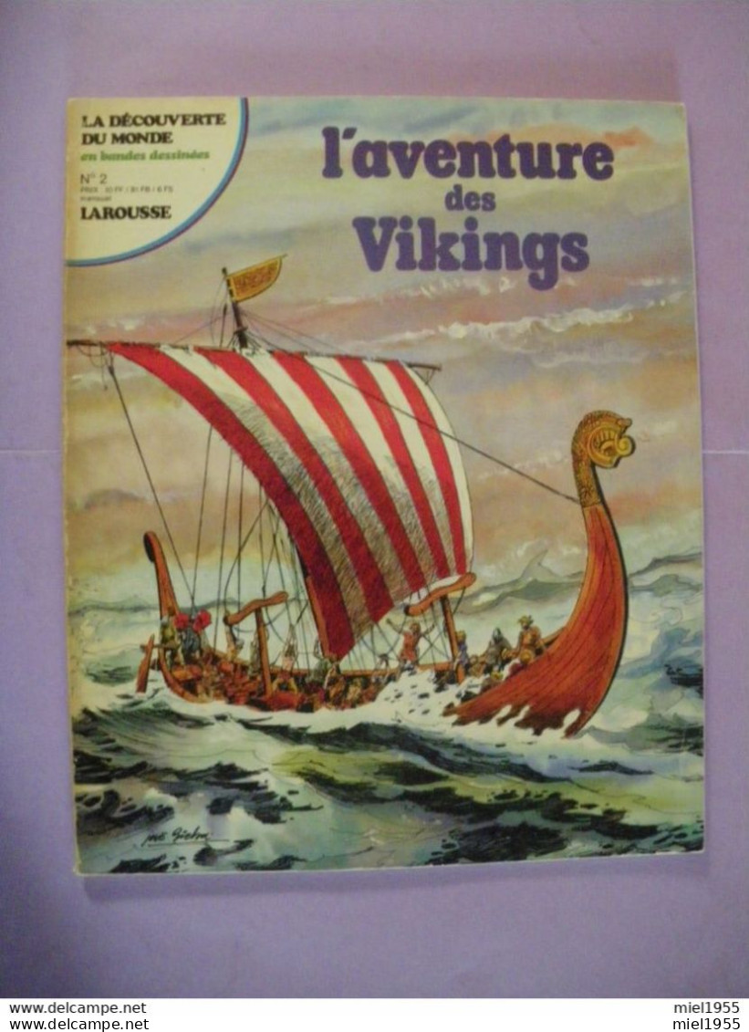 1978 BD Bande Dessinée LAROUSSE La Découverte Du Monde N°2  (3 Photos) Voir Description - Andere & Zonder Classificatie