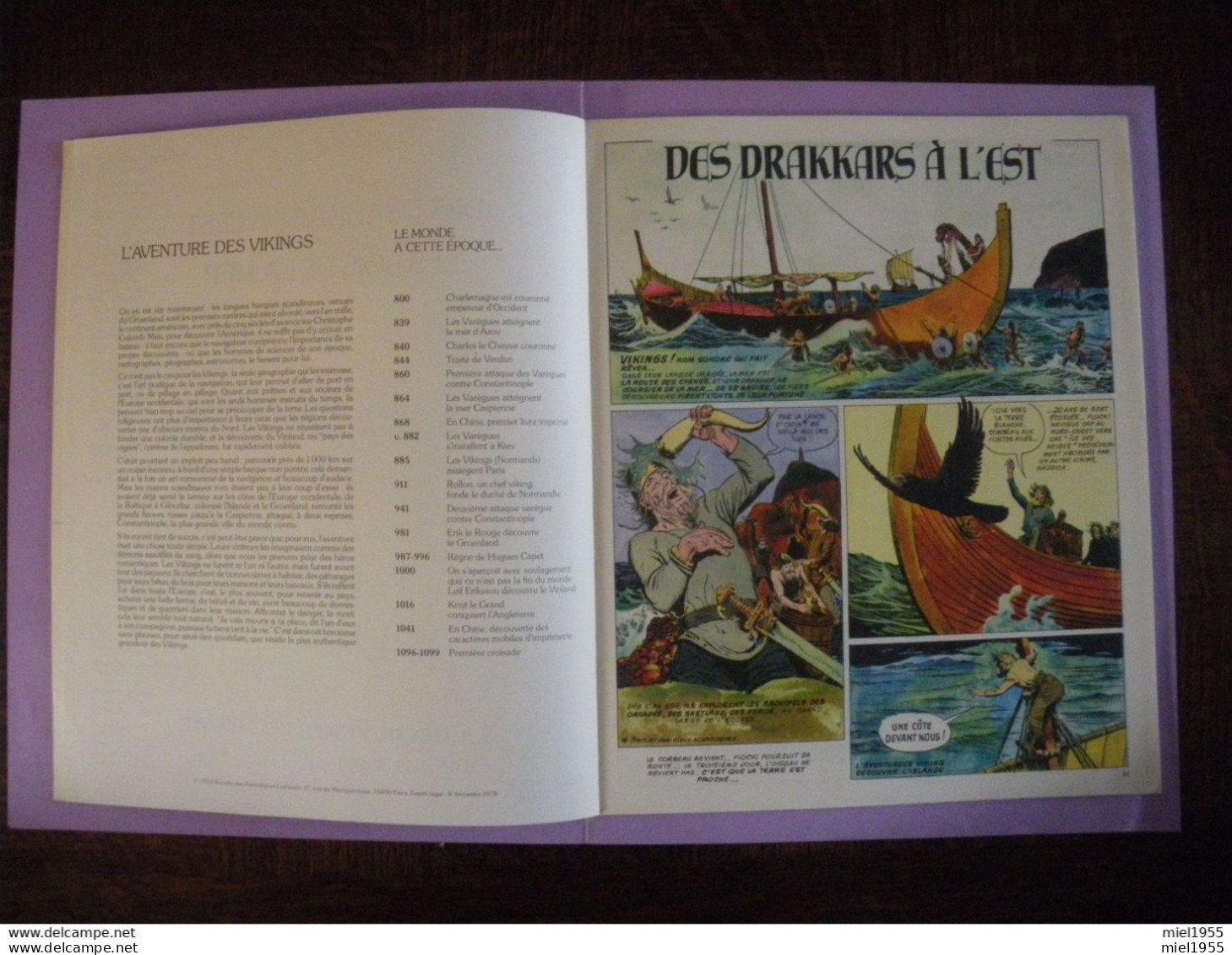 1978 BD Bande Dessinée LAROUSSE La Découverte Du Monde N°2  (3 Photos) Voir Description - Other & Unclassified