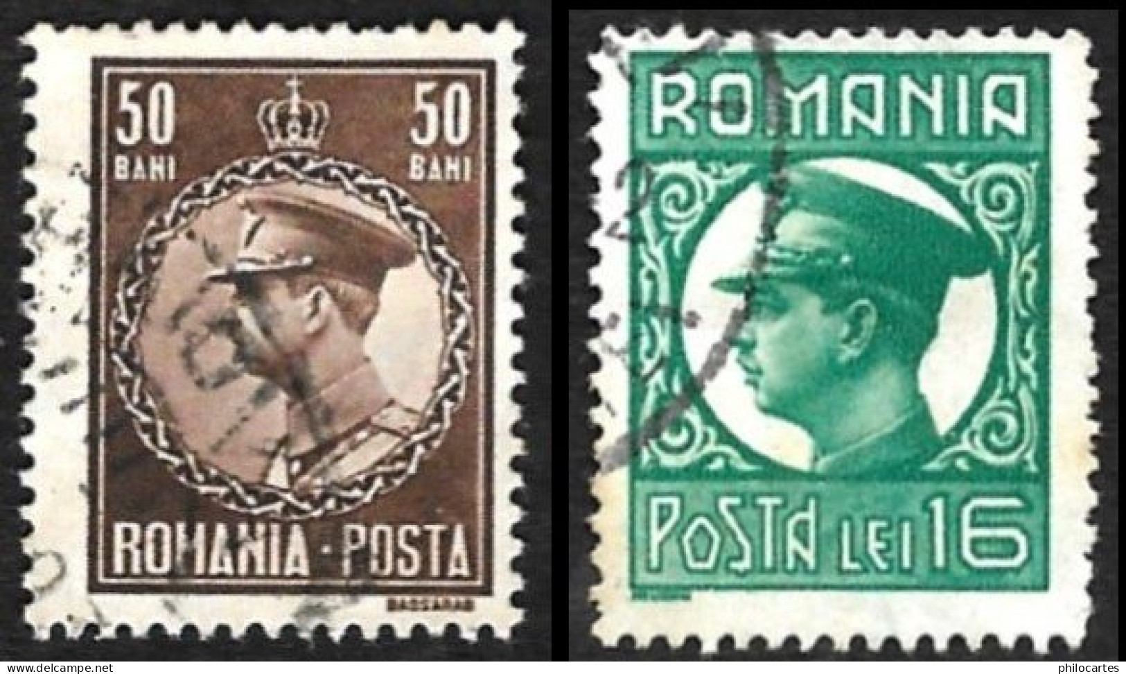 ROUMANIE 19730 - YT 383 Et 398 -  Charles II  - Oblitérés - Used Stamps