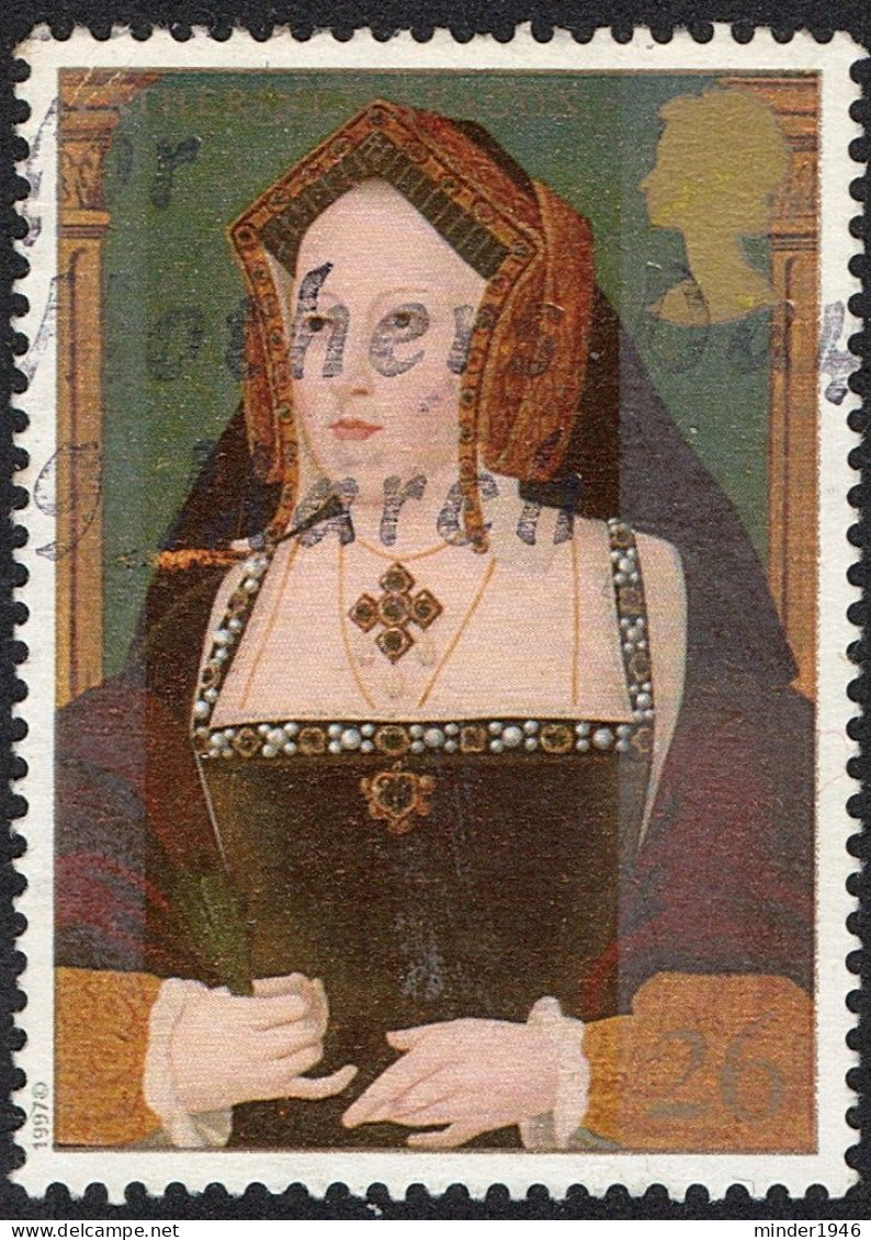 GREAT BRITAIN 1997 QEII 26p Multicoloured, 450th Anniv Of The Death Of KHVIII-Catherine Of Aragon SG1965 FU - Usados