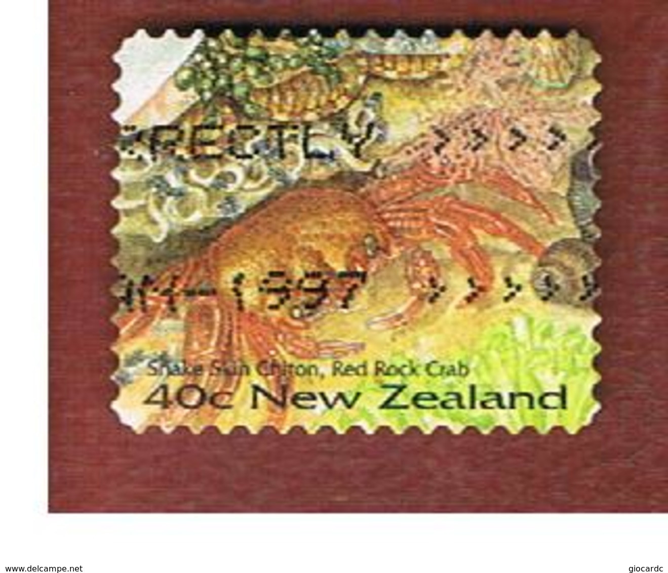 NUOVA ZELANDA (NEW ZEALAND) - SG 1973  -  1996   MARINE LIFE: CRAB  -  USED° - Oblitérés