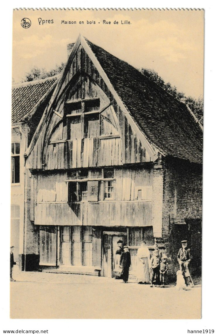 Ieper Rue De Lille Maison En Bois Ypres Htje - Ieper