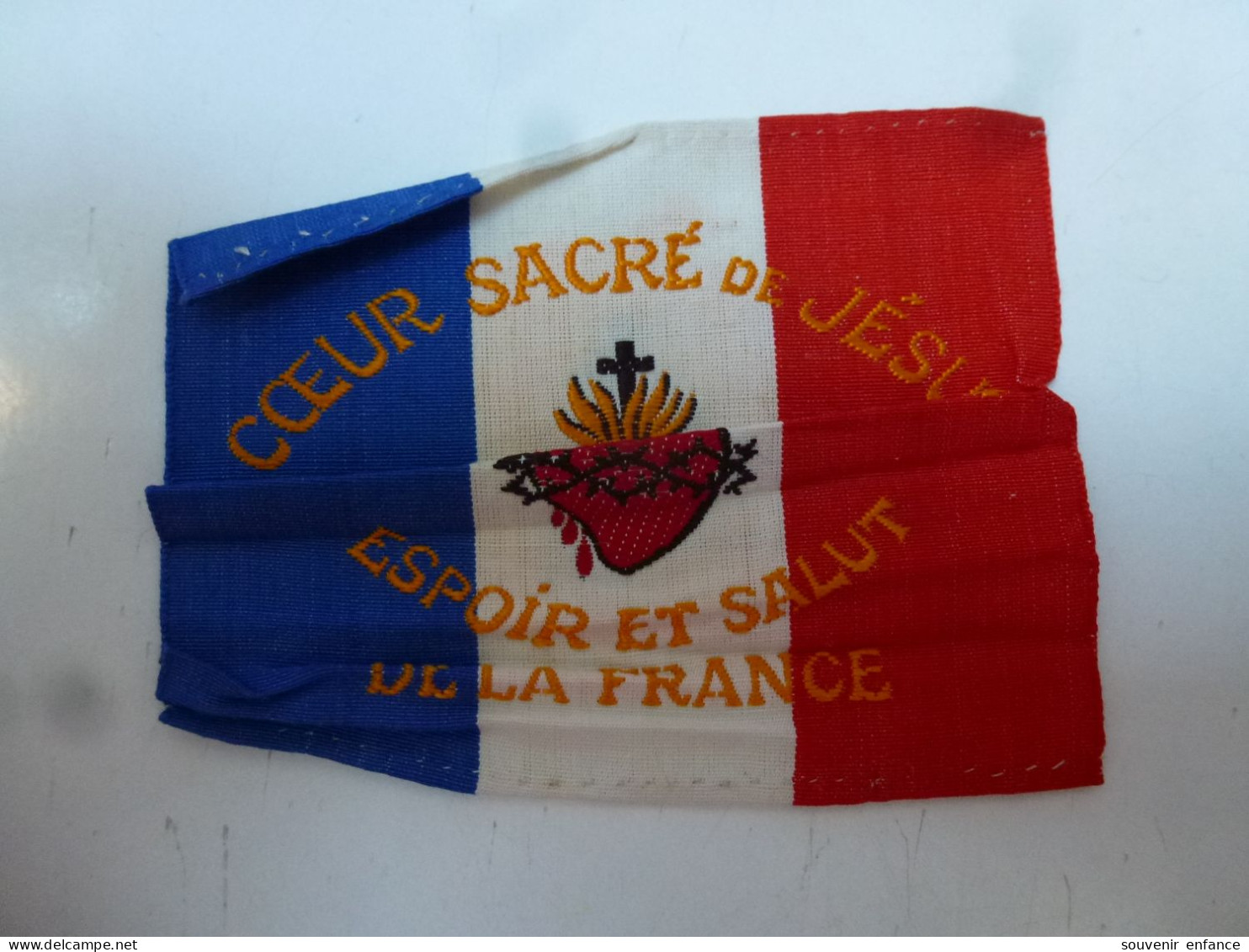 Ecusson Coeur Sacré De Jésus Espoir Et Salut De La France - Godsdienst & Esoterisme